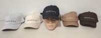 30 X BRAND NEW MENNACE BASEBALL CAPS IN VARIOUS COLOURS (SEE PICTURES) ONE SIZE