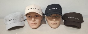 30 X BRAND NEW MENNACE BASEBALL CAPS IN VARIOUS COLOURS GREY-BLACK-BROWN-BEIGE (SEE PICTURES) ONE SIZE