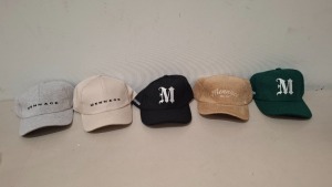 30 X BRAND NEW MENNACE BASEBALL CAPS IN VARIOUS COLOURS GREY-BLACK-BROWN-BEIGE- (SEE PICTURES) ONE SIZE