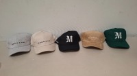 30 X BRAND NEW MENNACE BASEBALL CAPS IN VARIOUS COLOURS GREY-BLACK-BROWN-BEIGE-GREEN (SEE PICTURES) ONE SIZE