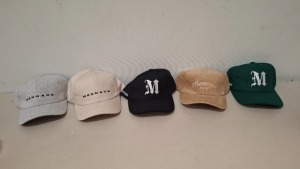30 X BRAND NEW MENNACE BASEBALL CAPS IN VARIOUS COLOURS GREY-BLACK-BROWN-BEIGE-GREEN (SEE PICTURES) ONE SIZE