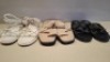 40 X BRAND NEW MIXED SHOE LOT TO INCLUDE PADDED TIE UP SANDALS - PADDED FLIP FLOP SANDALS - TWISTED TOE POST FLAT SANDALS - ROPE SANDALS ETC IN VARIOUS SIZES
