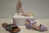 30 X BRAND NEW NUDE HIGH HEELS - MULTI COLOURED FLIP FLOPS - PURPLE HEELED SHOES - ALL IN VARIOUS SIZES