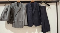 2 X BRAND NEW 2 PIECE LUTWYCH BLAZE PANTS SET 1 IN NAVY BLUE IN SIZE 40 R AND 1 IN GREY IN SIZE 40R