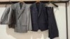 2 X BRAND NEW 2 PIECE LUTWYCH BLAZE PANTS SET 1 IN NAVY BLUE IN SIZE 40 R AND 1 IN GREY IN SIZE 40R