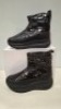 24 X BRAND NEW KIDS ANKLE WINTER BOOTS IN BLACK ALL IN SIZE 5 IN 2 BOXES