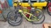 3 X USED BIKES LOT2 MOUNTAIN BIKES AND 1 BMX CONTAINING ROCKRIDER BIKE IN GREEN , DAYTONA BIKE IN RED AND 1 JETA BIKE IN GREY