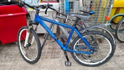 2 X MOUNTAIN BIKES CONTAINING 1 CARRERA BULKEN SIZE 45CM AND 1 CLORD BUTLER RACER SIZE 52CM