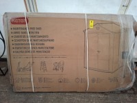 2 X KETER STORAGE SHED SIDE PANELS IN GREY IN SIZE 6X5 (NOTE - CUSTOMER RETURNS MISSING SCREWS AND PARTS)