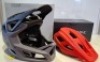 2 X PIECE BRAND NEW BIKE HELMET LOT CONTAINING 1 X FOX PROFRAME MOUTAIN BIKE HELMET IN SIZE CLYZO SMOKE GREY SIZE LARGE - RRP &pound; 215 - 1 X FOX RACING YOUTH MAINFRAME MTB HELMET IN FLO RED - RRP &pound;60 - TOTAL FOR LOT &pound;275