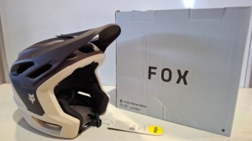 1 X BRAND NEW FOX DROP FRAME PRO HELMET IN SIZE MEDIUM - RRP &pound;260