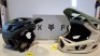 2 X PIECE BRAND NEW BIKE HELMET LOT CONTAINING 1 X FOX RACING DROPFRAME HELMET IN SIZE LARGE - RRP &pound;167 - 1 X PRAFRAME HELMET IN SIZE LARGE - RRP &pound;274 - NO BOX - TOTAL RRP FOR LOT &pound;441