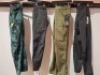 7 X BRAND NEW MIXED FOX PANTS LOT CONTAINING 4 RANGER 2.5L WATER PANTS 2 IN BLACK IN SIZE 30 AND 38 , 1 IN GREEN IN SIZE 38 , 1 IN GREY IN SIZE 38 - RRP EACH &pound;110 , 3 X RANGER PANTS 1 IN GREEN 2 IN BLACK IN SIZE 38 AND XXL - RRP EACH &pound;110 - TOTAL RRP F