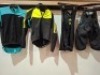 12 X BRAND NEW MIXED CLOTHING LOT CONTAINING FOX JEANS IN SIZE 32 , MADISON JACKET IN BLACK / GREEN IN SIZE 8 , MADISON ROAM MEN'S DWR CARGO BIB TIGHTS IN BLACK IN SIZE XL , VARIOUS MADISON / FOX SHORTS IN BLACK / GREY IN SIZE 8 , SMALL , 30 , 28 ETC