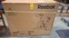 1 X BRAND NEW REEBOK GSB INDOOR EXERCISE BIKE IN BLACK AND BLUE (NOTE FACTORY SEALED)