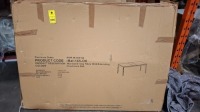 1 X MARLOW DINING TABLE 1650 EXTENDING IN CASHMERE OAK (NOTE - CUSTOMER RETURNS)
