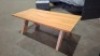 1 X HANDMADE SOLID OAK COFFEE TABLE IN SIZE L105 X D50 X H37 CM - 2