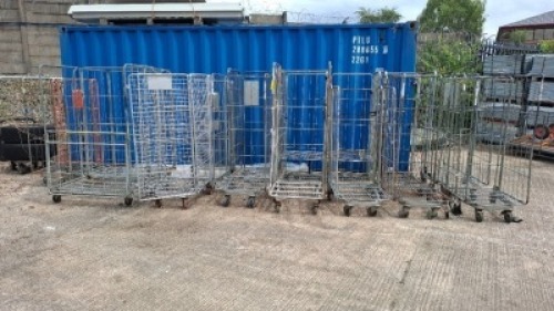 15 X 6FT CAGES (NOTE - SOME WHEELS PERISHED)