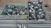 30 X 3M GALVANISED STEEL SCAFFOLDING TUBES WITH VARIOUS SCAFFOLDING CLAMPS IN TWO TRAYS AND ONE PALLET - 2
