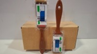 135 X BRAND NEW PAINT BRUSHES FOR ALL PAINT IN SIZE 1.5 IN ONE BOX