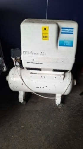 1 X ATLAS COPCO AIR COMPRESSOR - 50 LITRE - ON WHEELS