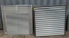 7 X ALUMINIUM VENT PANELS 140X140CM