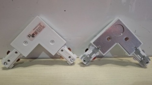 1109 X BRAND NEW L SHAPE TRACK LIGHT CONNECTOR JOINTS IN 8 BOXES