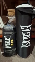 2 X EVERLAST BLACK PUNCH BAGS