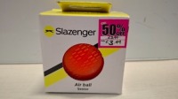 120 X BRAND NEW SLAZENGER AIR BALLS IN 1 BOX