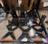 20 X MIXED BIKES STANDS LOT CONTAINING PRO BIKE STANDS IN BLACK , PRO 19 DIMMBLE STAND IN BLACK , 1 FLOOR STAND FOR BIKE MAINTENANCE