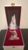 1 X SWAROVSKI 2001 MASQUERADE HARLEQUIN FIGURINE COLLECTOR'S ITEM - RRP &pound;150 - (NOTE COMES FROM PRIVATE COLLECTOR / VIEWING IS ADVISED)