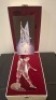 1 X SWAROVSKI CRYSTAL 1999 MASQUERADE PIERROT FIGURINE COLLECTOR'S ITEM - RRP &pound;150 - (NOTE COMES FROM PRIVATE COLLECTOR / VIEWING IS ADVISED)