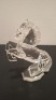 1 X SWAROVSKI WHITE STALLION GLASS FIGURINE COLLECTOR'S ITEM - RRP &pound;170 - (NOTE COMES FROM PRIVATE COLLECTOR / VIEWING IS ADVISED)