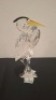 1 X SWAROVSKI HERON GLASS FIGURINE COLLECTOR'S ITEM - RRP &pound;150 - (NOTE COMES FROM PRIVATE COLLECTOR / VIEWING IS ADVISED ) - 4