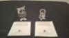 2 X PIECE SWAROVSKI GLASS FIGURINES LOT CONTAINING 1 X NIGHT OWL - RRP &pound;70 , 1 X OWLET - RRP &pound;60 , COLLECTOR'S ITEMS - TOTAL RRP &pound;130 - (NOTE COMES FROM PRIVATE COLLECTOR / VIEWING IS ADVISED)