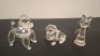 3 X PIECE SWAROVSKI GLASS FIGURINES LOT CONTAINING 1 X ST BERNARD PUPPY - RRP &pound;90 , 1 X POODLE CLEAR TAIL - RRP &pound;90 , 1 X REPLICA CAT - RRP &pound;25 , COLLECTOR'S ITEMS - TOTAL RRP &pound;205 - (NOTE COMES FROM PRIVATE COLLECTOR / VIEWING IS ADVISED) - 2
