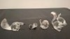 4 X PIECE SWAROVSKI GLASS FIGURINES LOT CONTAINING 1 X SQUIRREL - RRP &pound;55 , 1 X PANDA BABY - &pound;45, 1 X ANTEATER - RRP &pound;55 , 1 X SPARROW MINI - &pound;55 COLLECTOR'S ITEMS - TOTAL RRP &pound;210 - (NOTE COMES FROM PRIVATE COLLECTOR / VIEWING IS ADVISED) - 2