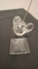 6 X PIECE SWAROVSKI GLASS FIGURINES DAMAGED LOT CONTAINING 1 X 1997 ANNUAL EDITION DRAGON - MISSING PART OF TAIL , 1 X DOLPHIN ON WAVE BROKEN , 1 X LITTLE RED RIDING HOOD - BROKEN ARM , 1 X WOLF - BROKEN LEG , 1 X COCKATOO BROKEN HEAD PIECE , 1 X MOUSE - 4