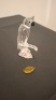 6 X PIECE SWAROVSKI GLASS FIGURINES DAMAGED LOT CONTAINING 1 X 1997 ANNUAL EDITION DRAGON - MISSING PART OF TAIL , 1 X DOLPHIN ON WAVE BROKEN , 1 X LITTLE RED RIDING HOOD - BROKEN ARM , 1 X WOLF - BROKEN LEG , 1 X COCKATOO BROKEN HEAD PIECE , 1 X MOUSE - 6
