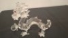 6 X PIECE SWAROVSKI GLASS FIGURINES DAMAGED LOT CONTAINING 1 X 1997 ANNUAL EDITION DRAGON - MISSING PART OF TAIL , 1 X DOLPHIN ON WAVE BROKEN , 1 X LITTLE RED RIDING HOOD - BROKEN ARM , 1 X WOLF - BROKEN LEG , 1 X COCKATOO BROKEN HEAD PIECE , 1 X MOUSE - 7