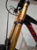 SCOTT GAMBLER 710 DOWNHILL BIKE MODEL: TBC SIZE: L ORIG RRP &pound;5299 FORK: FOX 40 RC2 FACTORY 27.5 203MM TRAVEL / KASHIMA / AIR SPRING HI-LO COMP / REBOUND 20MM THRU AXLE / ALLOY STEERER REAR SHOCK: FOX REAR DERAILLEUR: SHIMANO SAINT BRAKES: SHIMANO SAINT WH - 8