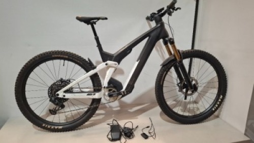 SCOTT PATRON 900 TUNED BIKE MODEL: 286513 SIZE: L ORIG RRP &pound;8149 PATRON ERIDE CARBON FRAME FOX 38 FACTORY 160MM FORK FOX NUDE T ERIDE EVOL, 160MM, TWINLOC SRAM X01-GX EAGLE 12 SPEED BOSCH CX, 750WH POWERTUBE SHIMANO XT 4 PISTON DISC BRAKES MAXXIS FOLDABLE