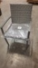 4 X BRAND NEW IN BOX TUSCANY RATTAN GARDEN CHAIRS IN GREY
