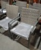 4 X BRAND NEW TUSCANY RATTAN GARDEN CHAIRS IN GREY (PRE BUILT )