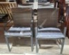 4 X BRAND NEW TUSCANY RATTAN GARDEN CHAIRS IN GREY (PRE BUILT )
