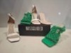 32 X PAIRS OF BRAND NEW MISSGUIDED MIXED SHOE LOT CONTAINING CROCHET TIE UP HEELED SANDAL IN GREEN , HIGH HEEL BLOCK BARELY THERE SANDALS IN WHITE , CLEAR BLOCK HEEL MULE IN CLEAR ALL IN SIZE 5 ETC ON HALF A BAY