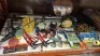 30 + MIXED TOOL LOT CONTAINING MAKITA SANDER , 110 V TRANSFORMER , MAKITA CORDLESS COMBI HAMMER DRILL , BAHCO , SPARE SOCKET SET , ROLLS BOSTIK FLASHBAND , SITE MATE POWER PRO TIMBER SCREWS 6 X 100 MM ETC OVER HALF A BAY
