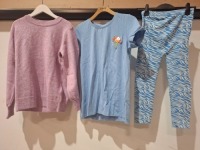 20 X BRAND NEW MIXED MAMALICIOUS CLOTHING LOT TO INCLUDE KNITTED JUMPERS - ZIPPED FLLECE - BLUE TOP - ACTIVE TIGHTS ETC ALL IN VARIOUS SIZES