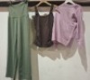 20 X BRAND NEW MIXED MAMALICIOUS CLOTHING LOT TO INCLUDE LACE BRIEFS - MIDI DRESS - KNITTED JUMPERS - STRAIGHT PANTS - TANK TOP ETC ALL IN VARIOUS SIZES