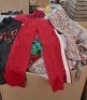 400 + BRAND NEW MIXED CLOTHING LOT CONTAINING HOT FASHION TRACKSUIT BOTTOMS IN RED IN SIZE LARGE , SEEMORE LONG GREEN DRESS IN SIZE XXL , SEEMORE LONG TOP IN BLUE /PINK / WHITE IN SIZE S/M , FAVORI COLLECTION PYJAMAS BOTTOMS IN BROWN / MULTI IN SIZE SMAL